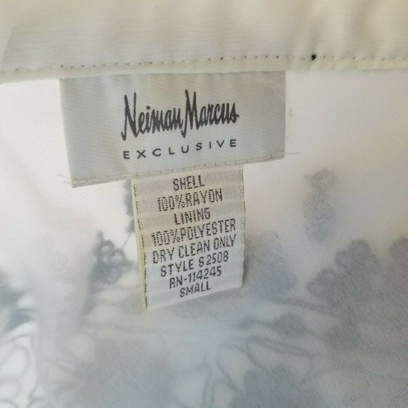 Vtg Neiman Marcus Sz Small Long Lace Tassel Skirt - Picture 9 of 10